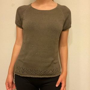 Ann Taylor Knit Brown Sweater Top